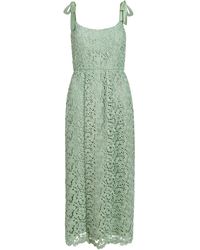 Markarian - Poppy Crocheted Lace Midi Dress - Lyst
