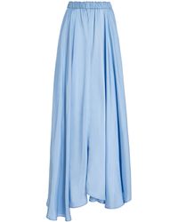 Bondi Born - Como Twill-Satin Full Skirt - Lyst