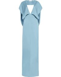 Stella McCartney - Satin V Neck Gown - Lyst