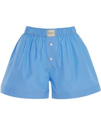 Comme Si - La Classica Cotton Poplin Boxer Shorts - Lyst