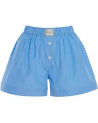 Comme Si - La Classica Cotton Poplin Boxer Shorts - Lyst
