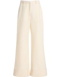 Sloan - Exclusive The Summer Wool Flared Trousers - Lyst