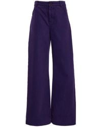 Christopher Esber - Low-Rise Wide-Leg Corduroy Jeans - Lyst