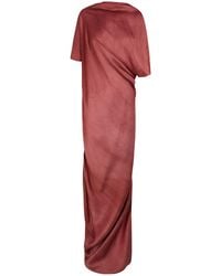 Cortana - Elea Asymmetric Linen-Maxi Dress - Lyst