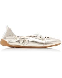 Chloé - Kick Leather Ballet Sneakers - Lyst
