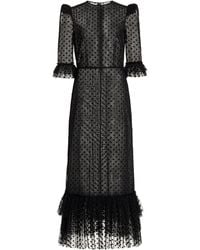 The Vampire's Wife - The Cinderella Dotted Tulle Maxi Dress - Lyst