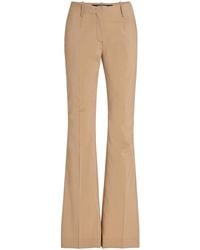 Jacquemus Le Pinu Stretch-wool Flared Pants - Natural