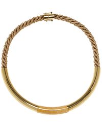 Eddie Borgo - Inlaid Roebling 12K-Plated Brass Aragonite Necklace - Lyst