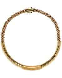 Eddie Borgo - Inlaid Roebling 12K-Plated Brass Aragonite Necklace - Lyst