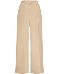 Martin Grant - Silk High-Waisted Pleated Pants - Lyst