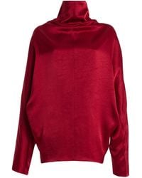 Citizens of Humanity - Ilaria Draped Satin Top - Lyst