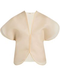 KHAITE - Briar Silk Organza Top - Lyst
