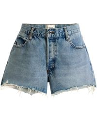 FRAME - The Hang Denim Shorts - Lyst