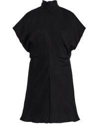 Bondi Born - Ardea Tie-Neck Satin Mini Dress - Lyst