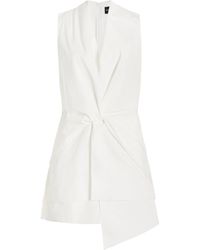 Brandon Maxwell - The Savie Cotton Layered Vest Top - Lyst