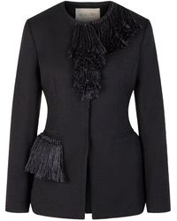 Heirlome - Matilde Embellished Wool-Blend Jacket - Lyst