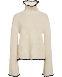 Jil Sander - Ribbed-Knit Wool-Blend Sweater - Lyst