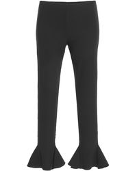Nensi Dojaka - Cropped Flared Trousers - Lyst
