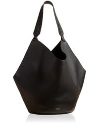 KHAITE - Lotus Medium Leather Tote Bag - Lyst