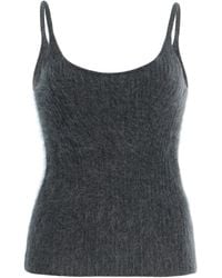 Adam Lippes - Rue Brushed-Cashmere Top - Lyst