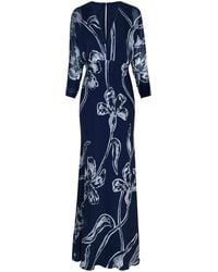 ANDRES OTALORA Mendra Gathered Jersey Maxi Dress | Lyst