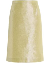 Franchise - Exclusive Poppy Iris-Print Skirt - Lyst