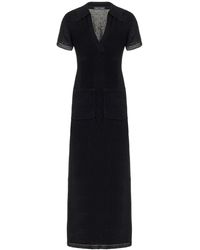 Proenza Schouler - Auden Textured-knit Maxi Dress - Lyst