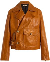 Sanderlak - Leather Moto Jacket - Lyst