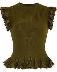 Ulla Johnson - Leila Textured Knit Top - Lyst