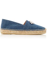 miu miu denim espadrilles