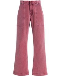 Sanderlak - Rigid Low-Rise Flared Utility Jean - Lyst