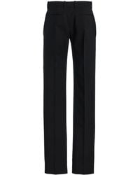 Calvin Klein - Slim Wool Straight-Leg Pants - Lyst