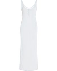 Brandon Maxwell - The Catherine Knit Midi Henley Dress - Lyst