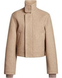 Victoria Beckham - Wool-Blend Bomber Jacket - Lyst
