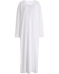 The Row - Latoya Cotton-Jersey Maxi Dress - Lyst