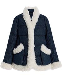 Ienki Ienki - Keptar Quilted Denim Down Jacket - Lyst