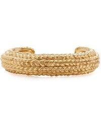 Paola Sighinolfi - Margo 18K-Plated Pewter Metal Bracelet - Lyst