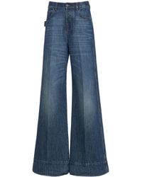 Bottega Veneta - Rigid High-rise Flared-leg Jeans - Lyst