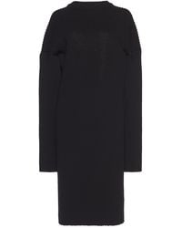 Bottega Veneta - Open-Back Knitted Wool-Blend Midi Dress - Lyst
