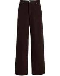 By Malene Birger - Vinola Rigid Mid-Rise Straight-Leg Jeans - Lyst