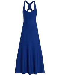 Gabriela Hearst - Bastien Silk Racerback Midi Dress - Lyst