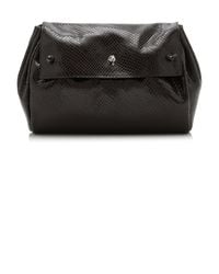 STAUD - Cy Leather Clutch Bag - Lyst