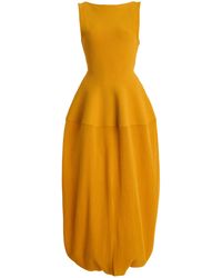 Proenza Schouler - Sukki Draped Midi Dress - Lyst