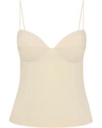 St. Agni - Studio Cotton-Blend Camisole Top - Lyst
