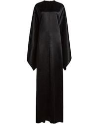 Balenciaga - Satin Maxi Caftan Dress - Lyst