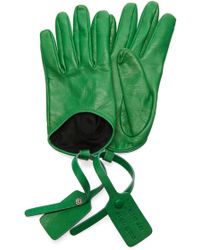 Off-White c/o Virgil Abloh Zip Tie Gloves - Green