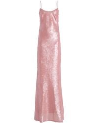 The New Arrivals Ilkyaz Ozel - Exclusive Gwenyth Sequinned Maxi Slip Dress - Lyst