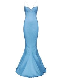 Ludovic de Saint Sernin - Cotton Maxi Mermaid Dress - Lyst