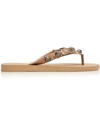 Balenciaga - City Rubber Thong Sandals - Lyst