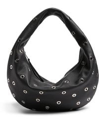 KHAITE - Olivia Medium Grommet Leather Hobo Bag - Lyst
